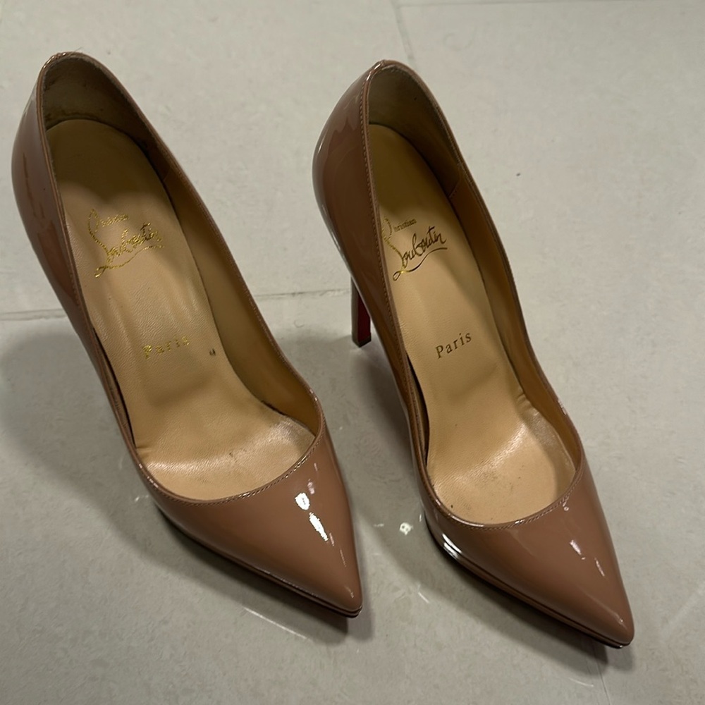 Christian Louboutin Pigalle Plato. 120 mm. Patent leather